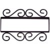 Wrought Iron House Number Frame Colonial 5-Tiles