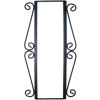 Wrought Iron Vertical House Number Frame Hacienda 3-Tiles