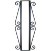 Wrought Iron Vertical House Number Frame Hacienda 4-Tiles