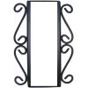 Wrought Iron Vertical House Number Frame Desert 2-Tiles