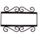 Wrought Iron House Number Frame Mission 4-Tiles