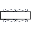 Wrought Iron House Number Frame Mission 6-Tiles