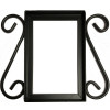 Wrought Iron House Number Frame Mission 1-Tile