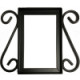 Wrought Iron House Number Frame Mission 1-Tile