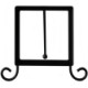 Wrought Iron Day-Of-The-Dead Tile Frame Holder