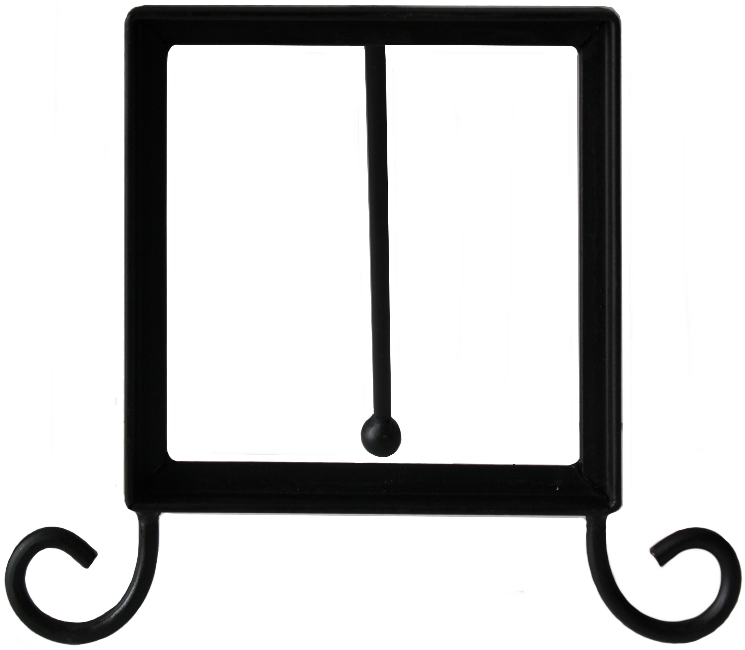 Wrought Iron Day-Of-The-Dead Tile Frame Holder