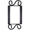 Wrought Iron House Number Frame Hacienda 1-Tile