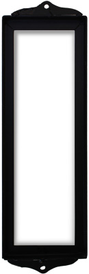Wrought Iron Vertical House Number Frame Colonial-Desert 2-Tiles