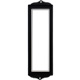 Wrought Iron Vertical House Number Frame Desert 2-Tiles
