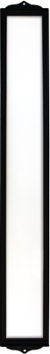 Wrought Iron House Number Vertical Frame Mission 5-Tiles