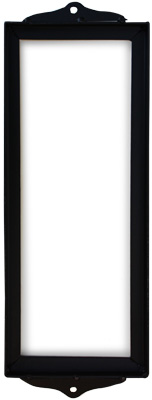 Wrought Iron Vertical House Number Frame Hacienda 2-Tiles