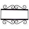 Wrought Iron House Number Frame Hacienda 4-Tiles