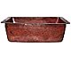 Natural Color Bottom-Rounded Hammered Copper Kitchen Sink