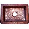 Apron Hammered Copper Kitchen Sink