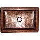 Farmhouse Hammered Copper Kitchen Sink