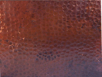 Terra Hammered Copper Kitchen Sink IV Close-Up
