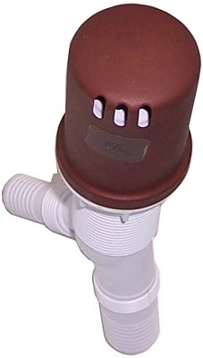 Weathered Copper Kitchen Sink Air Gap