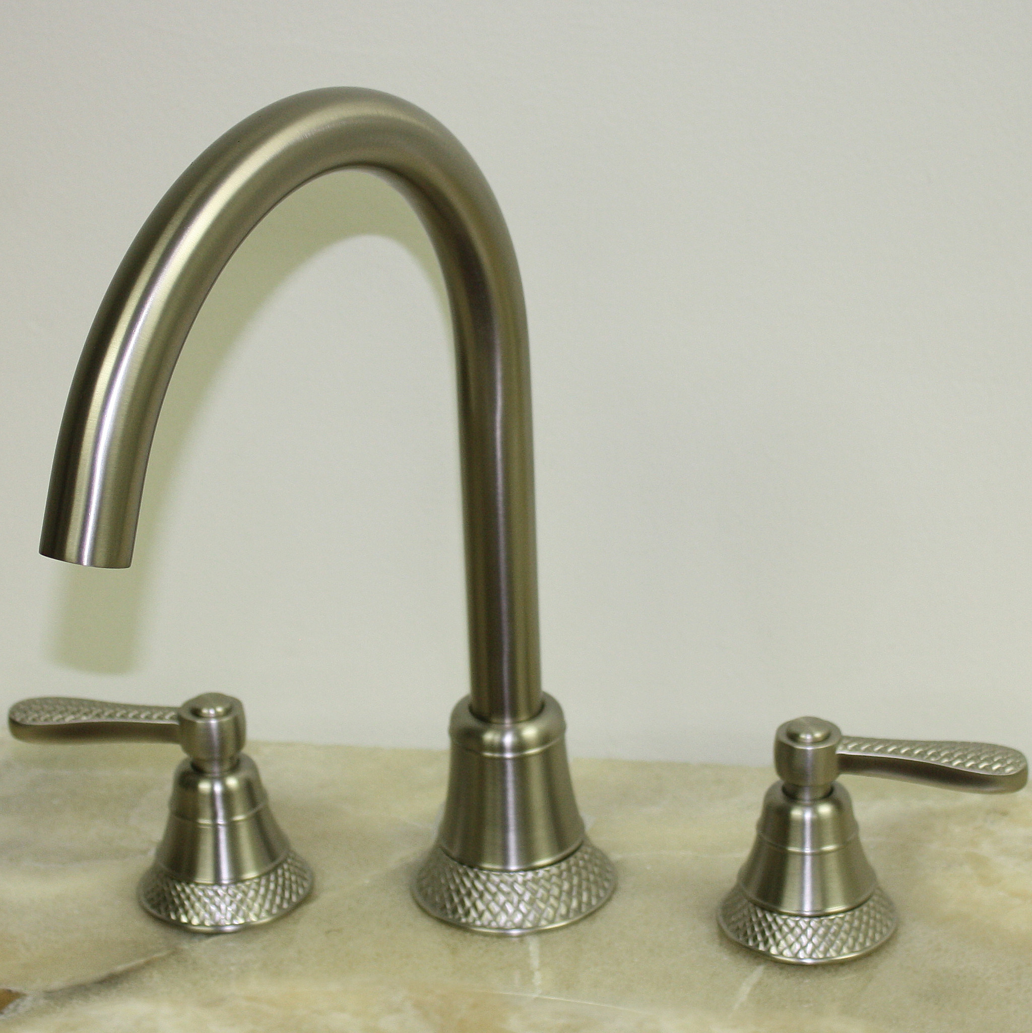 Garden Trellis Brushed Nickel Kitchen Sink Faucet