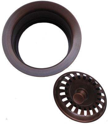 Antique Copper Kitchen Sink Flange - MT200-ACP Close-Up
