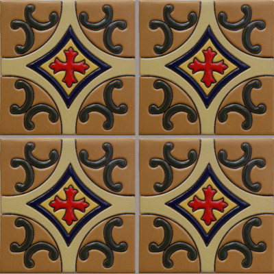 TalaMex Acanthus Malibu Tile Close-Up
