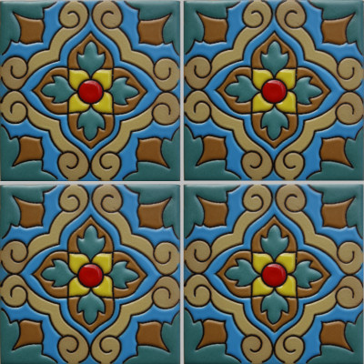 TalaMex Arum Malibu Tile Close-Up