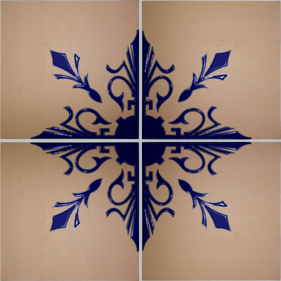Blue Aspen Floor Tile Close-Up