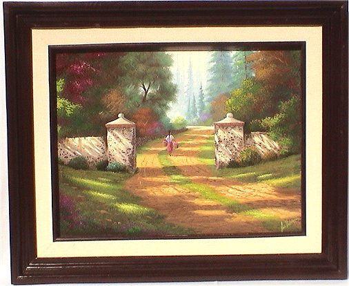 Forest Gate. Mexican Fine Oil Painting