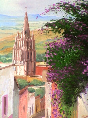 Afternoon at San Miguel. Mexican Contemporary Close-Up