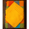 Multicolor Round Mexican Tablecloth 6 Napkins