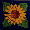 TalaMex Sunflower Talavera Mexican Coaster