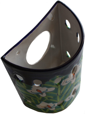 TalaMex Lily Talavera Ceramic Sconce Close-Up