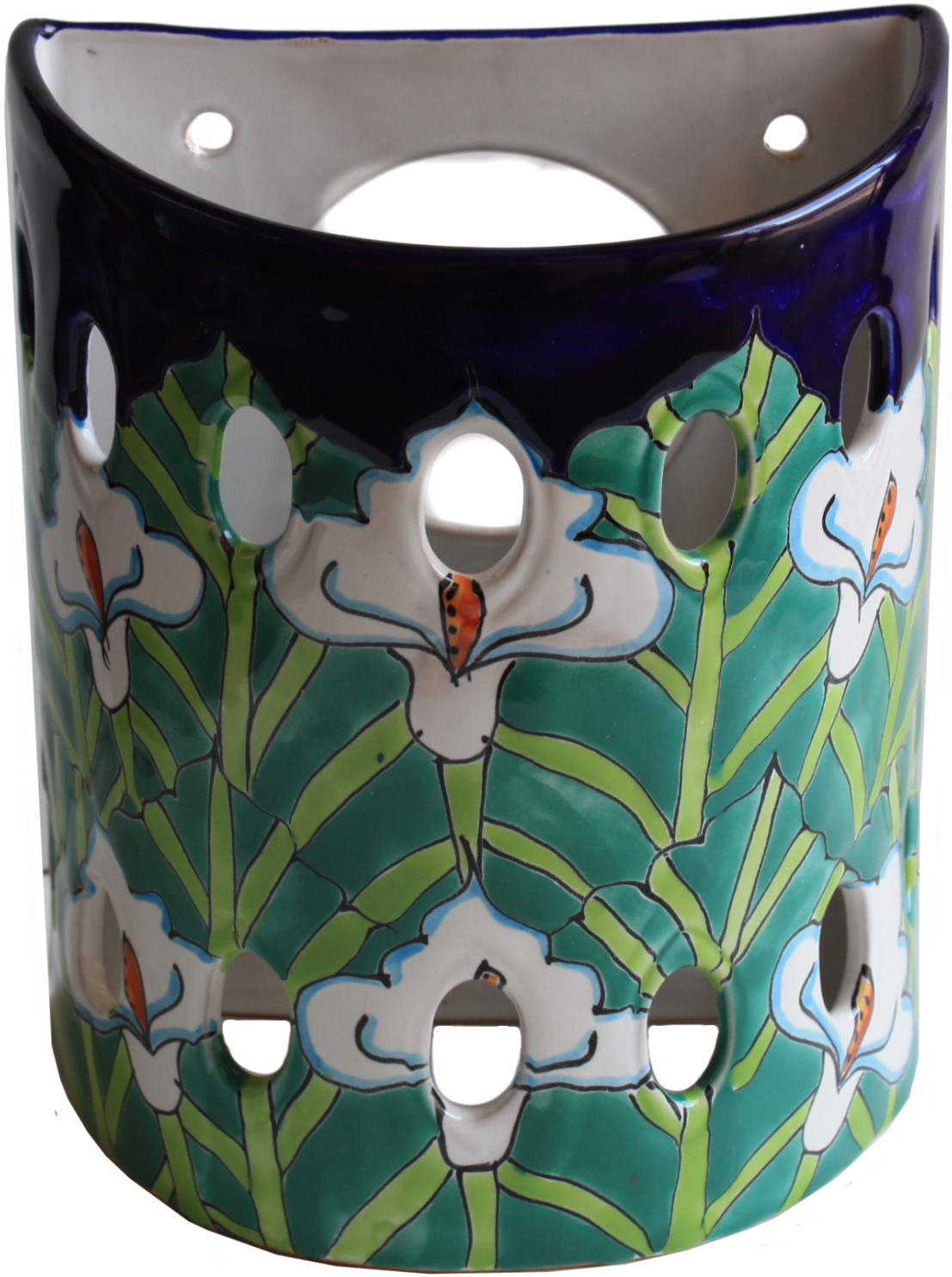 TalaMex Lily Talavera Ceramic Sconce