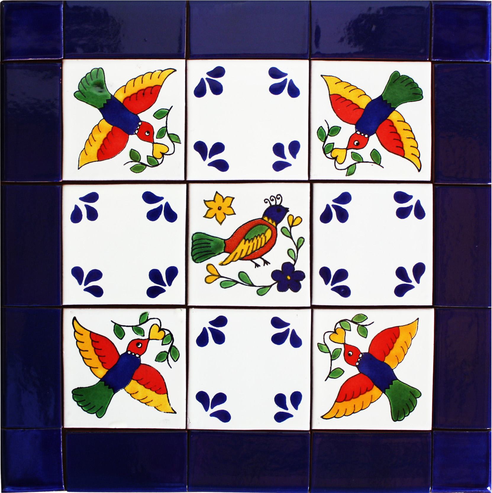 TalaMex Adanero Mexican Tile Set Backsplash Mural