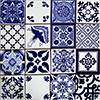 TalaMex Escalona Mexican Tile Set Backsplash Mural