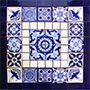 TalaMex Martel Mexican Tile Set Backsplash Mural