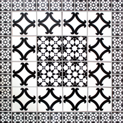 TalaMex Corella Mexican Tile Set Backsplash Mural