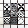 TalaMex Marsan Mexican Tile Set Backsplash Mural