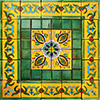 TalaMex Pobleta Mexican Tile Set Backsplash Mural