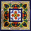 TalaMex Soria Mexican Tile Set Backsplash Mural