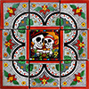 TalaMex Pamplona Mexican Tile Set Backsplash Mural