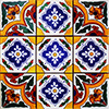 TalaMex Aren Mexican Tile Set Backsplash Mural