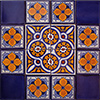 TalaMex Posadas Mexican Tile Set Backsplash Mural