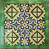 TalaMex Almaden Mexican Tile Set Backsplash Mural