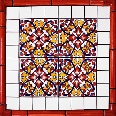TalaMex Osuna Mexican Tile Set Backsplash Mural