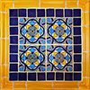 TalaMex Cercal Mexican Tile Set Backsplash Mural