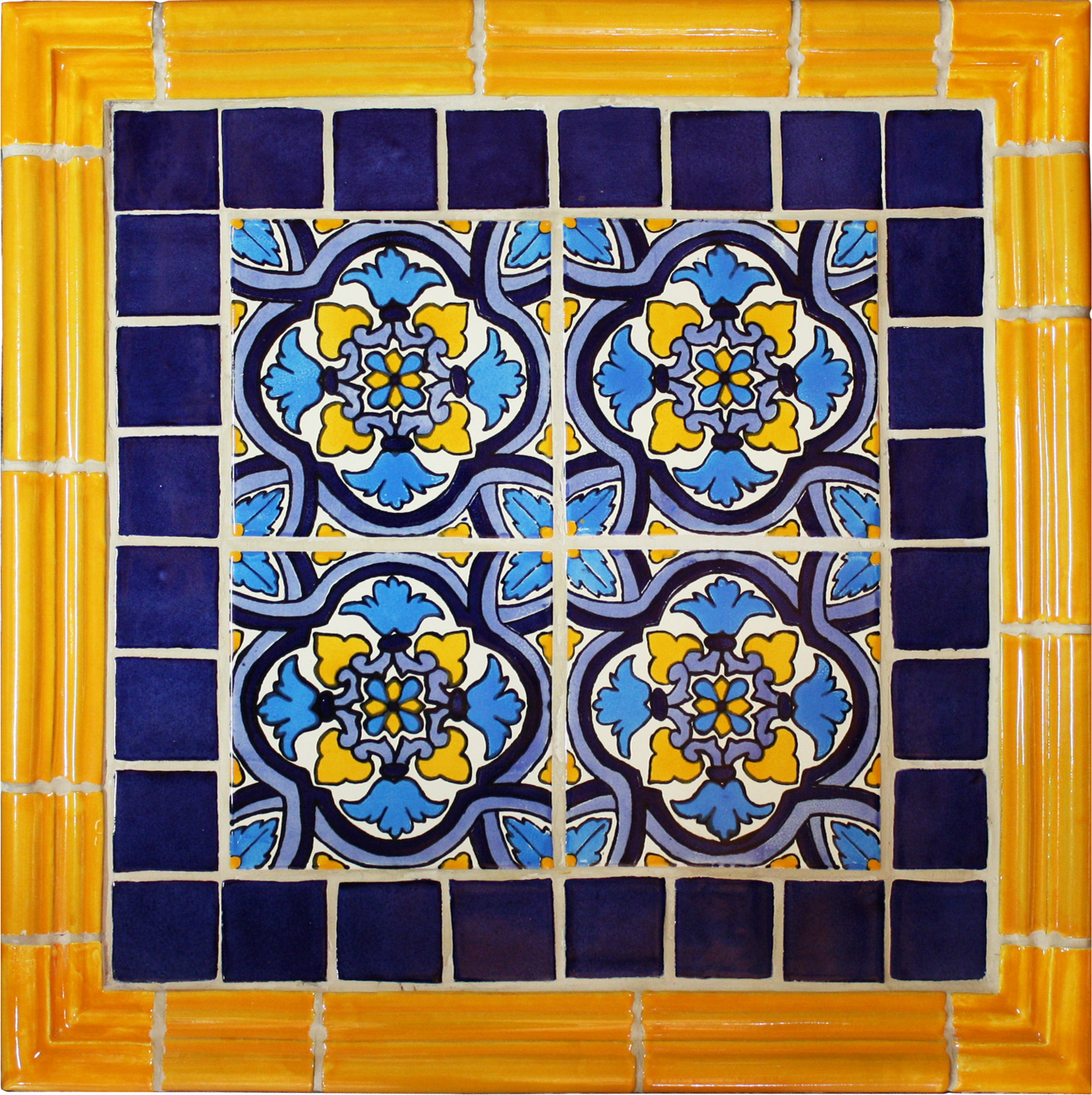 TalaMex Cercal Mexican Tile Set Backsplash Mural