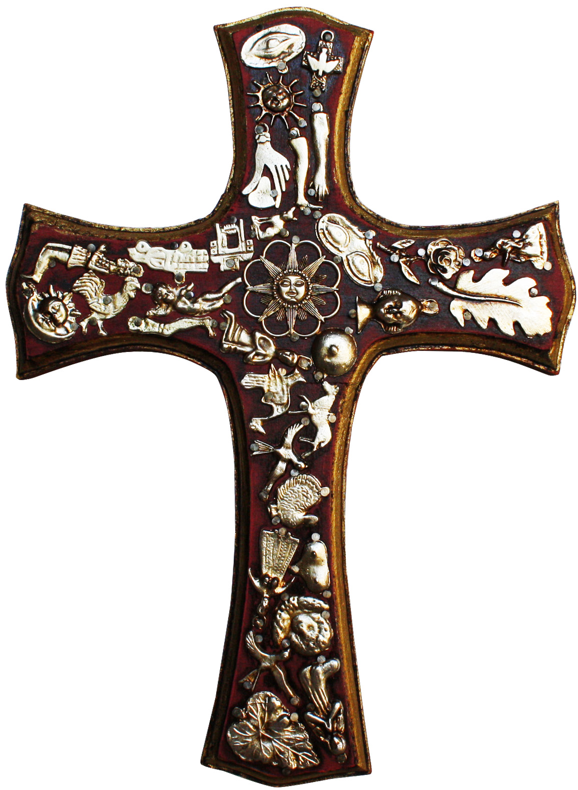 Sabino Milagros Mexican Wooden Cross