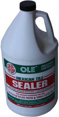 Saltillo Tile Sealer. Glaze N Seal OLE Sealer