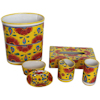 TalaMex Canary Talavera Ceramic Bathroom Set