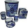 TalaMex Traditional Talavera Ceramic Bathroom Set